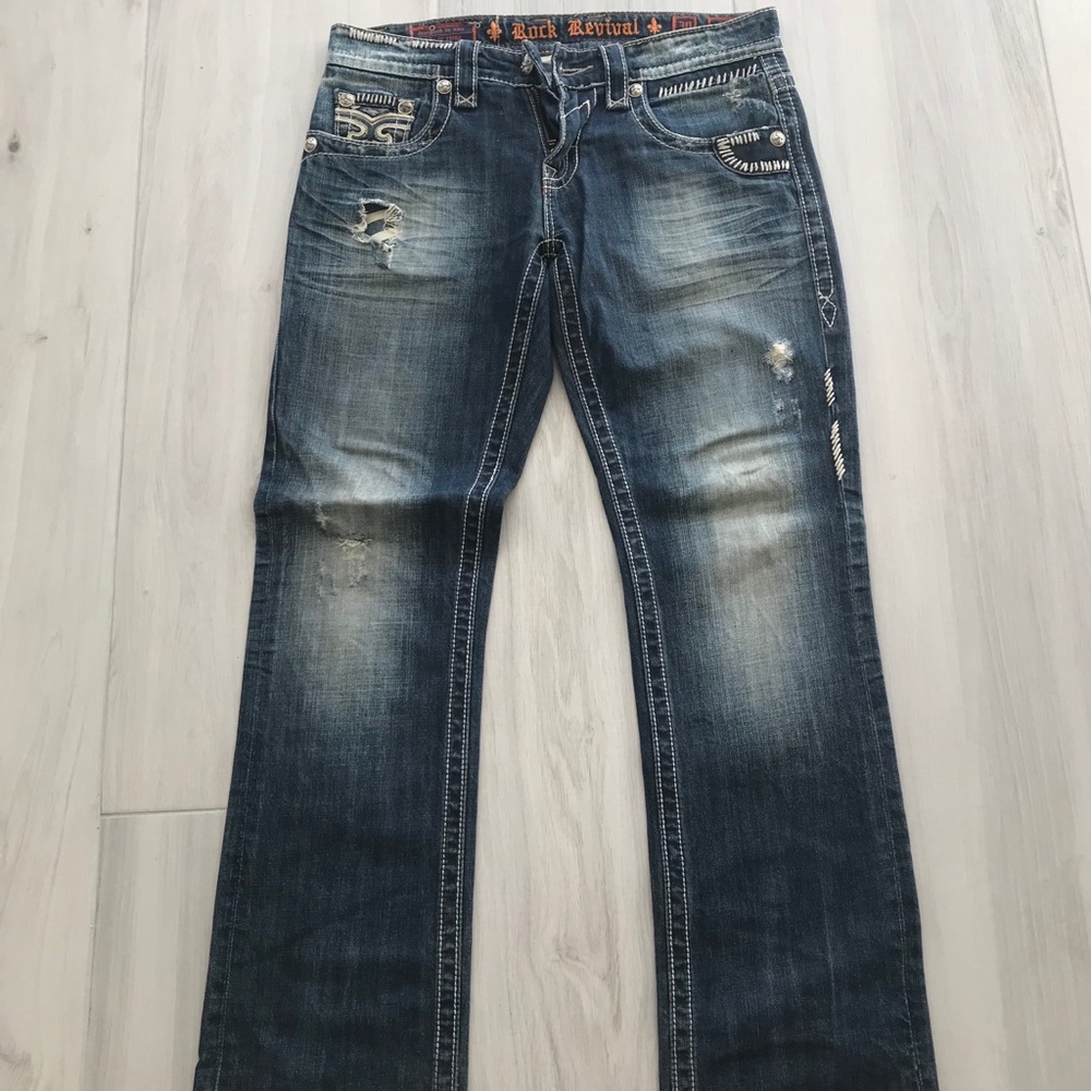COPY - Rock Revival denim jeans.